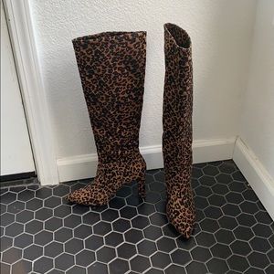 NEW Steve Madden Leopard Print Knee high boots